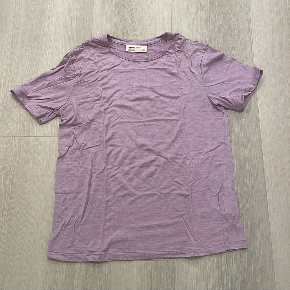Icebreaker Merino Granary Short Sleeve T-Shirt - Purple Gaze, Size XS
